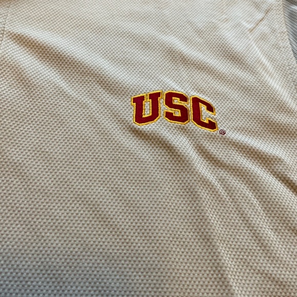 Nike Men’s Polo USC logo Pullover Polo short sleeve shirt Size Large - Picture 8 of 8